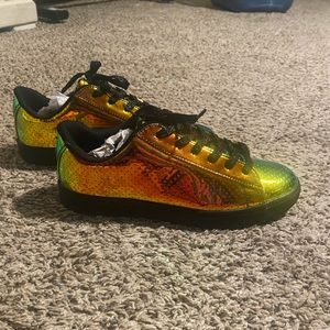 Iridescent sneakers
